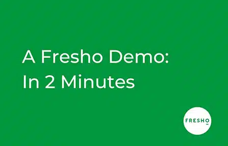 Fresho Software for fresh food wholesale suppliers and their customers - Fresho Demo 2 minute cover image